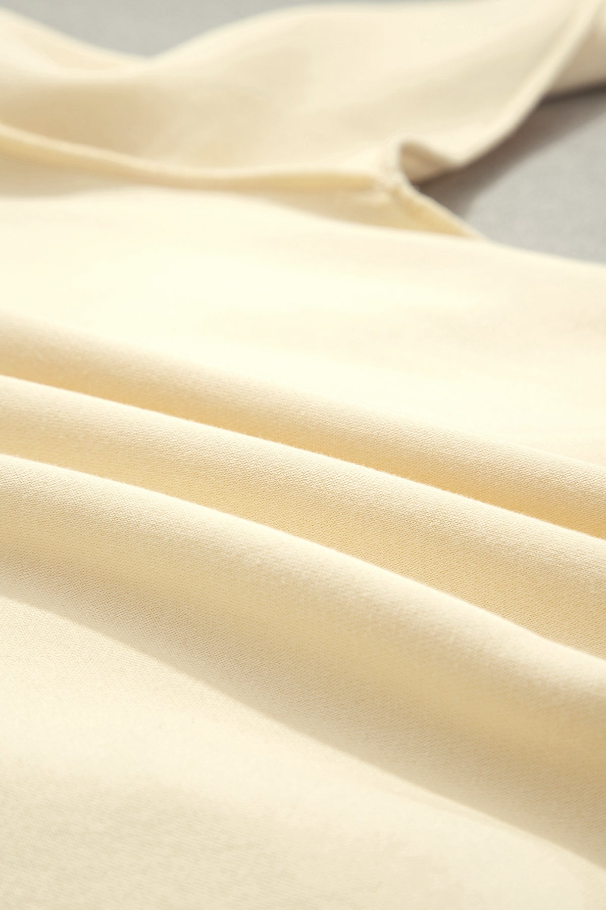Beige Saved By Grace Print Color Block Mock Neck Oversized Sweatshirt